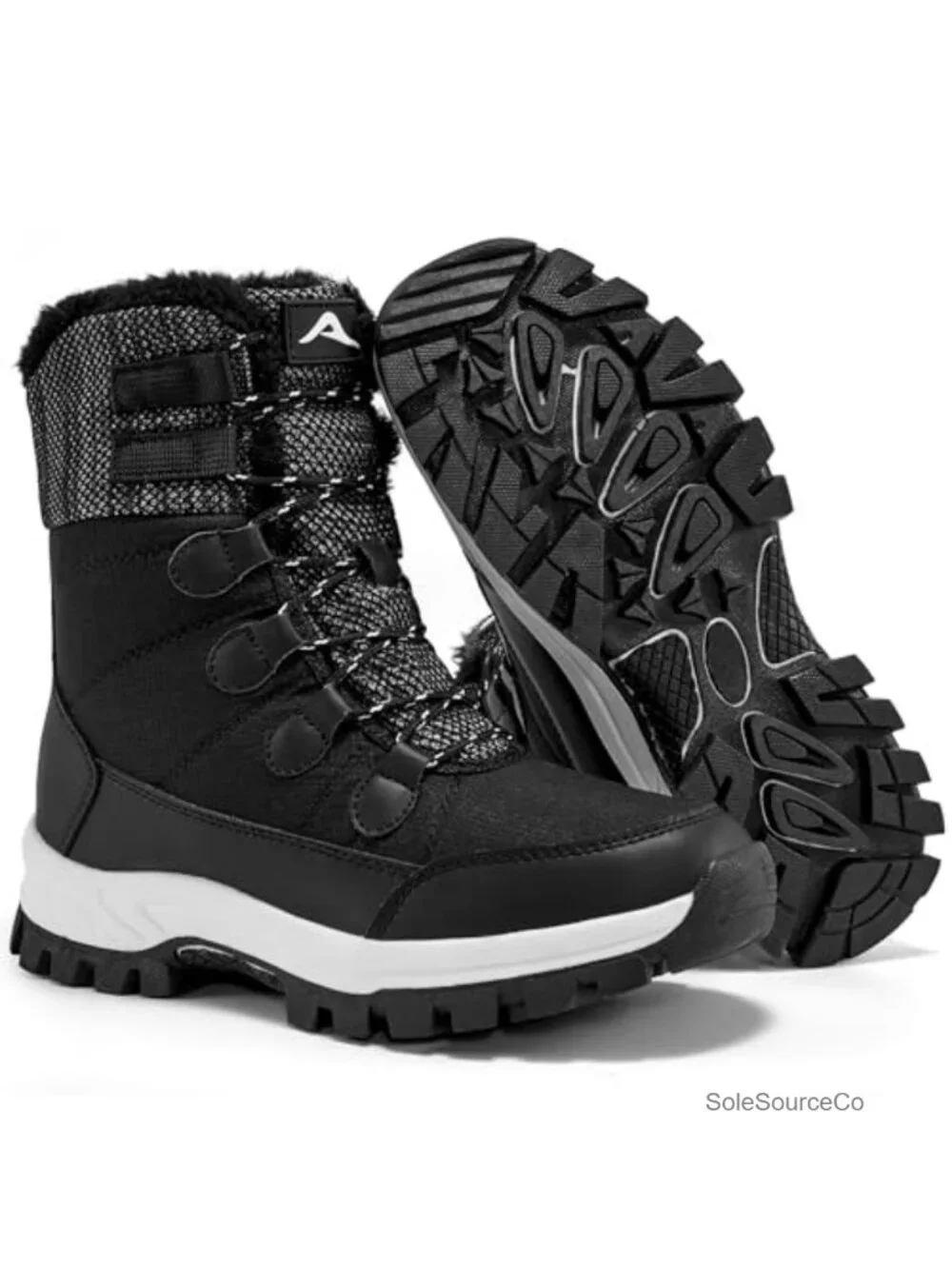 Women's Winter Snow Boots Waterproof Mid Calf Faux Fur Lined Non Slip